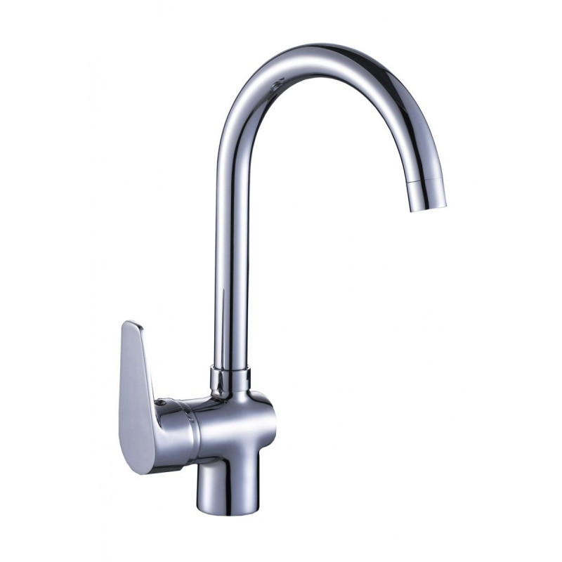 Nowoczesna Bateria Łazienkowa Chromowana LUGA BQL 068D z Ruchomą Wylewką (Gwarancja 5 lat)