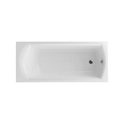 Lamia Slim wanna prostokątna 170X75 cm biały połysk