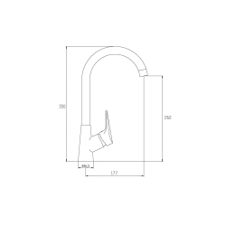 Invena VERSO Chrom: Elegancka bateria stojąca do Twojej kuchni!