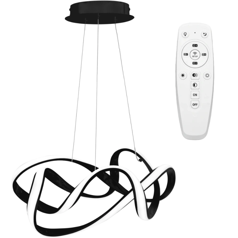 Elegancka Lampa EVE Czarna z Kolekcji APP820-CP