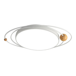 Elegancka Lampa APP869-C GALAXY w Białym Kolorze - Średnica 40cm