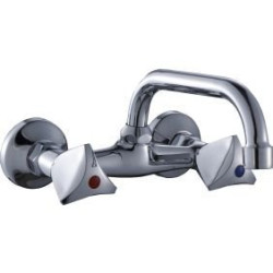 Bateria Chromowana Norm 050D - Elegancja z Ruchomą Wylewką i Dualnym Mieszaczem