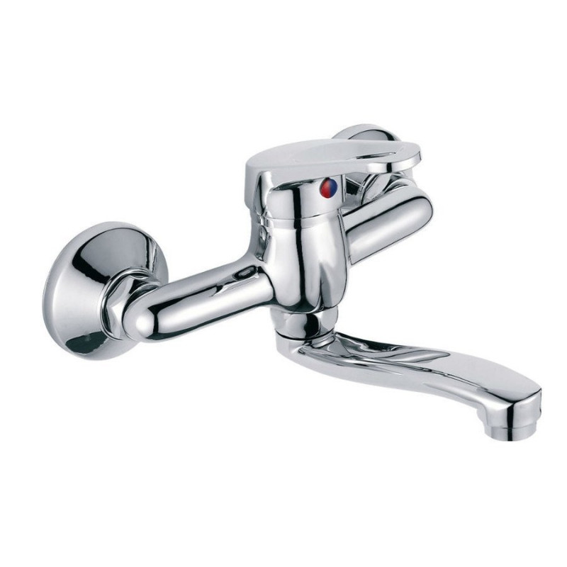 Grace BKY 050D Chromowana Bateria Ścienna - Elegancja i Funkcjonalność w Jednym