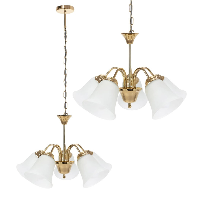 Złota Lampa APP959-5CP - Elegancja i Styl w Twoim Domu