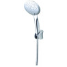 Zestaw prysznicowy FINO z 3-strumieniową słuchawką i systemem antykamień, chromowany