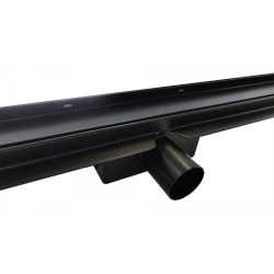 Ekskluzywny Czarny Odpływ Liniowy 80 cm pod Płytkę XMD012 - Promocyjna Cena!