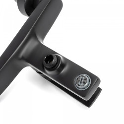 Elegancka Czarno-Złota Bateria Wannowa Luppo - Nowoczesny Styl w Twojej Łazience