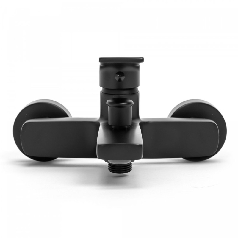 Elegancka Czarno-Złota Bateria Wannowa Luppo - Nowoczesny Styl w Twojej Łazience