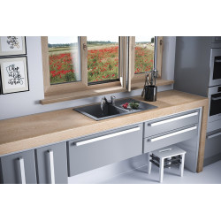 Składana bateria LILA BLD 06LD z chromowaną wykończeniem i ruchomą wylewką