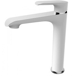 Umywalka z Elegancją - Bateria ALEA BLE 62ND Białe/Chrom