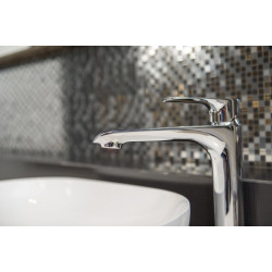 ALEA Chrome - Stojący Jednouchwytowy Mieszacz do Umywalki z Systemem Łatwego Montażu