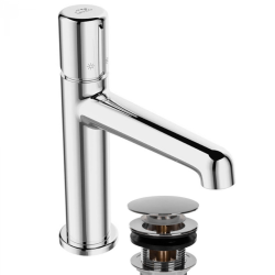 Laveo Pretto bateria umywalkowa stojąca chrom