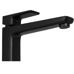 Czarna Bateria Umywalkowa Orix by Rea – Elegancja w Twojej Łazience