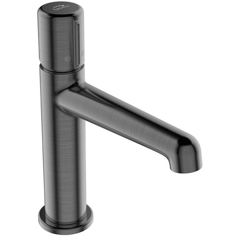 Pretto Grafitowa Bateria Umywalkowa z Klik Klak – Styl i Funkcjonalność w Twojej Łazience