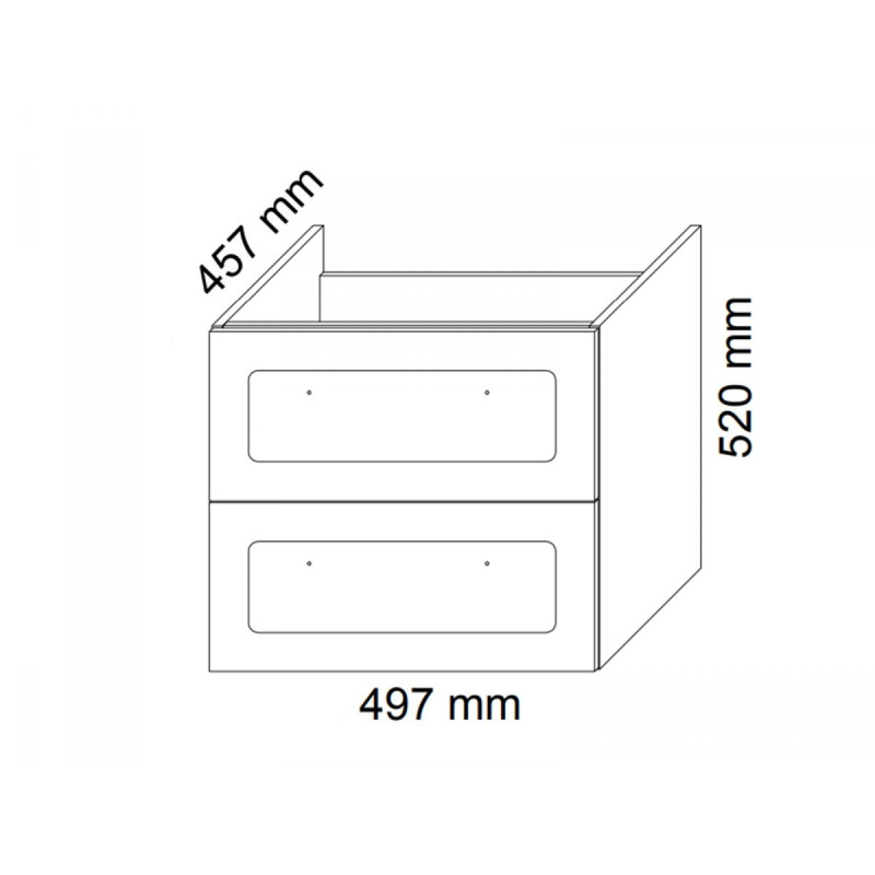 Elegancki Zestaw STELLA: Szafka, Umywalka i Lustro 50 cm, Antracytowy Design