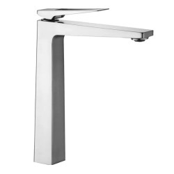 Elegancka bateria łazienkowa Parker wysoka - nikiel szczotkowany, nowoczesny design