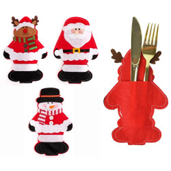 Eleganckie Pokrowce na Sztućce - Zestaw 3 sztuki dla Stylowej Jadalni