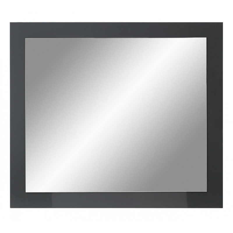 Stylowy Zestaw Mebli Łazienkowych STELLA ANTRACYT 80 - Szafka, Umywalka, Lustro, Słupek!