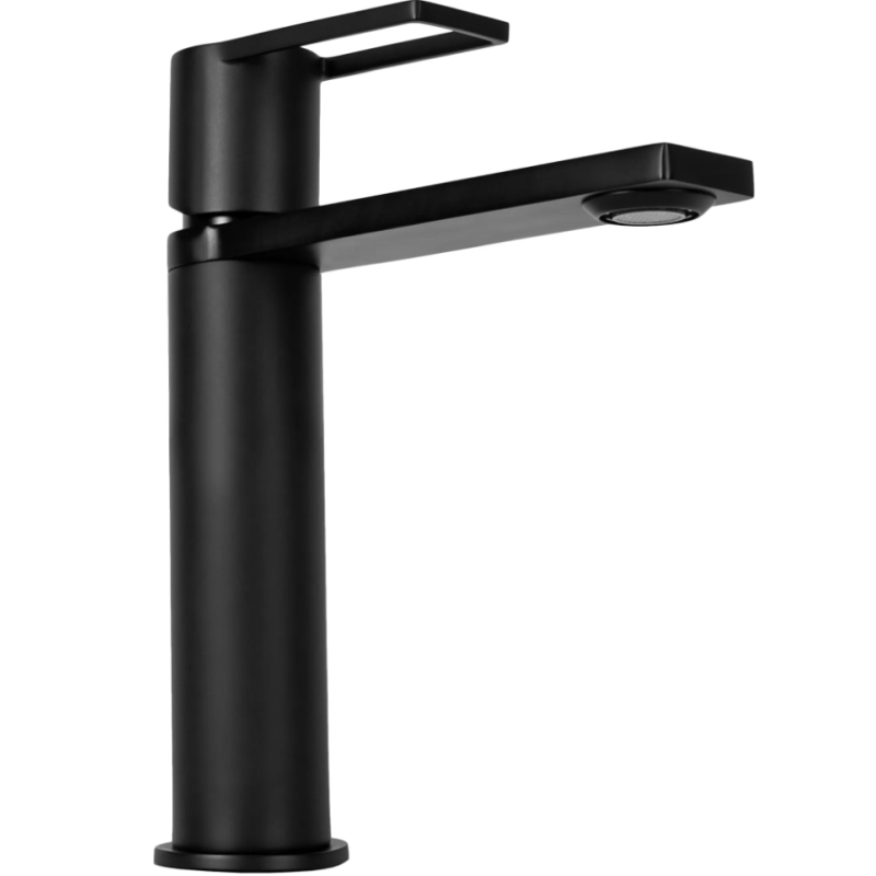 Czarna Bateria Umywalkowa Niska JS-800B Flip - Elegancja i Styl w Twojej Łazience