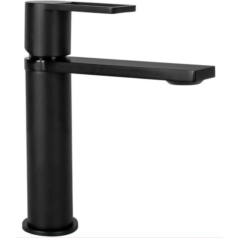 Czarna Bateria Umywalkowa Niska JS-800B Flip - Elegancja i Styl w Twojej Łazience