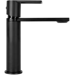 Czarna Bateria Umywalkowa Niska JS-800B Flip - Elegancja i Styl w Twojej Łazience