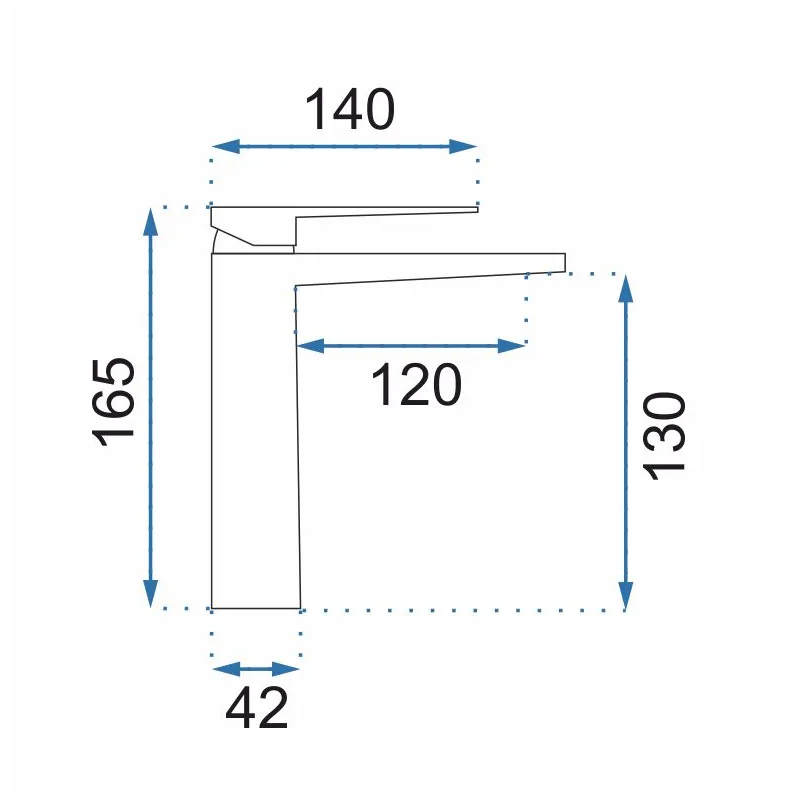 Złota Elegancja: Bateria Umywalkowa Parker Niska Szczotkowane Wykończenie