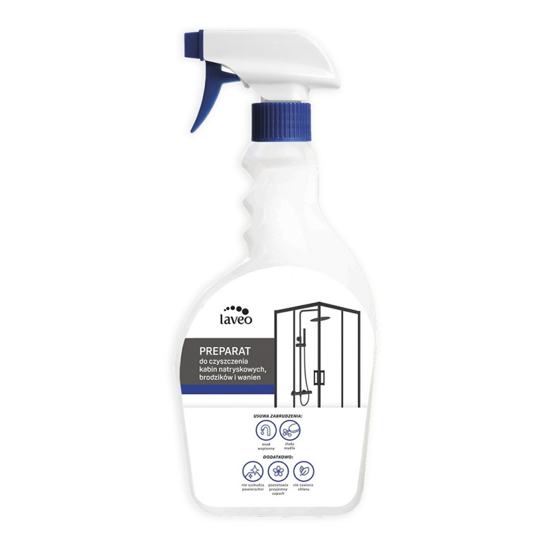Laveo Super Cleaner – Skuteczne czyszczenie kabin, brodzików i wanien 500ml