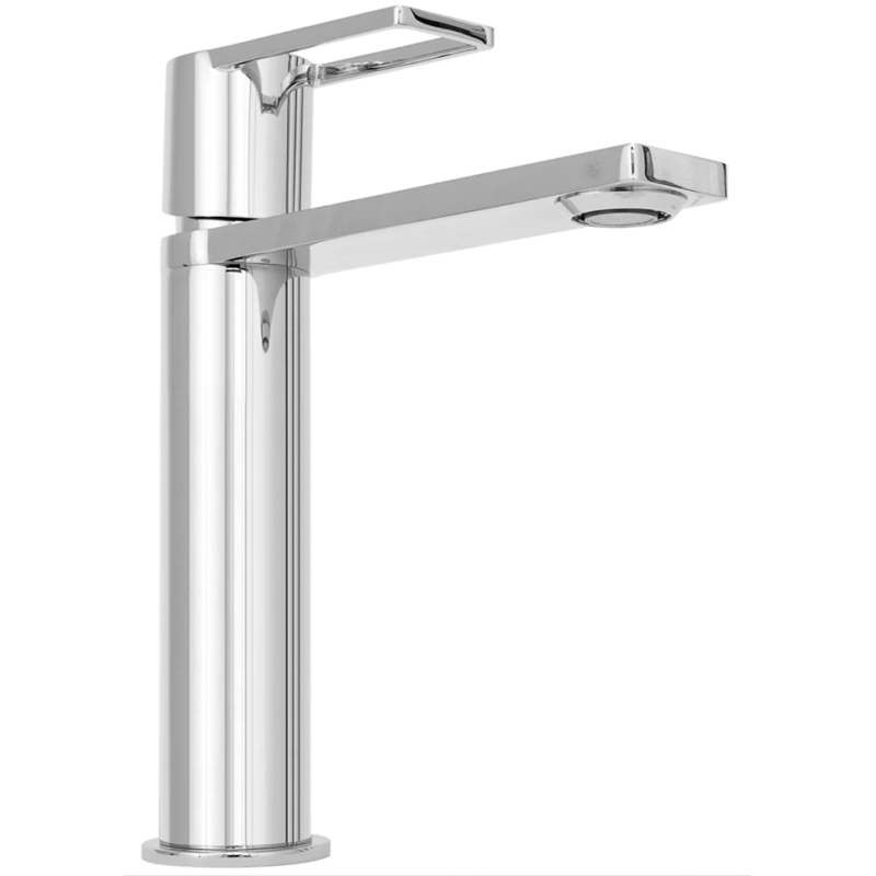 Stylowa Niska Bateria Umywalkowa JS-800 Flip Chrom - Nowoczesność i Elegancja w Łazience