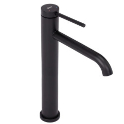 Elegancka Bateria Łazienkowa CLIF REA - Wysoka i Nowoczesna w Czarnej Odsłonie