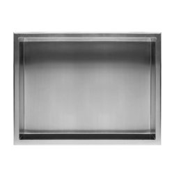 Elegancka PÓŁKA WNĘKOWA 30x45x10 z STALI SZCZOTKOWANEJ - Nowoczesny design!