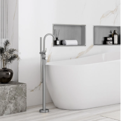 Elegancka PÓŁKA WNĘKOWA 30x45x10 z STALI SZCZOTKOWANEJ - Nowoczesny design!