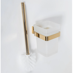 Ekskluzywna Szczotka WC - Lśniące Złoto dla Twojej Łazienki