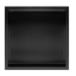 Elegancka Czarna Półka Wnękowa 30x30x10 - Wyjątkowy Design!