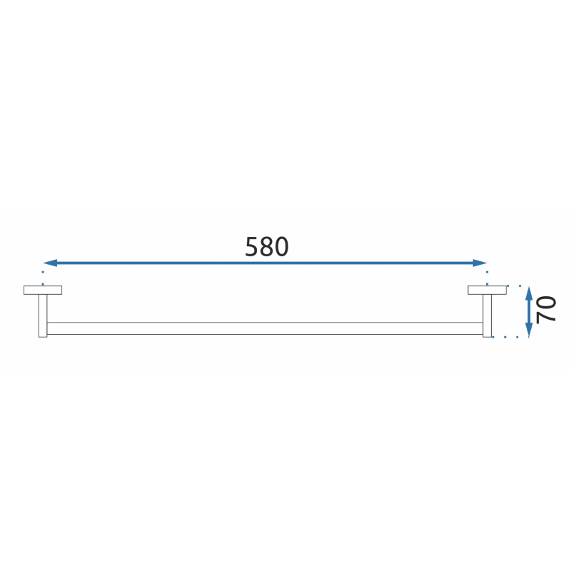 Elegancki Wieszak na Ręcznik MIST 01 L.GOLD - Styl i Funkcjonalność w Twojej Łazience