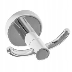 Podwójny Wieszak Chromowany MIST 02 – Stylowy Komfort Dla Twojej Łazienki!