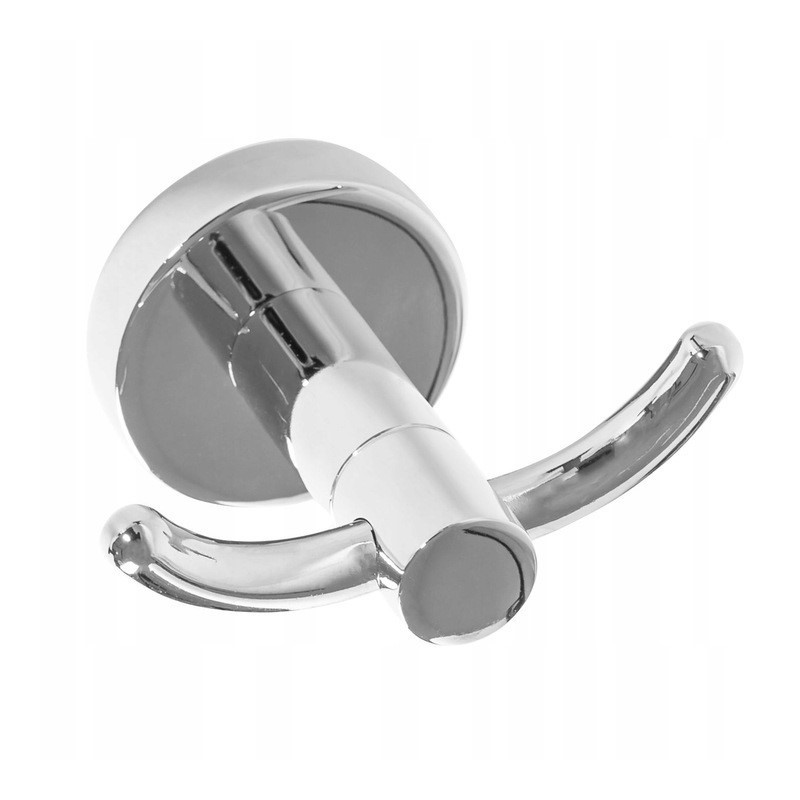 Podwójny Wieszak Chromowany MIST 02 – Stylowy Komfort Dla Twojej Łazienki!