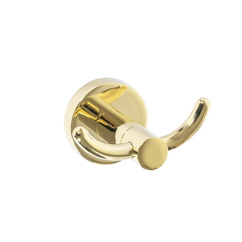 Elegancki Podwójny Wieszak na Ręczniki MIST 02 L.GOLD - Styl i Funkcjonalność