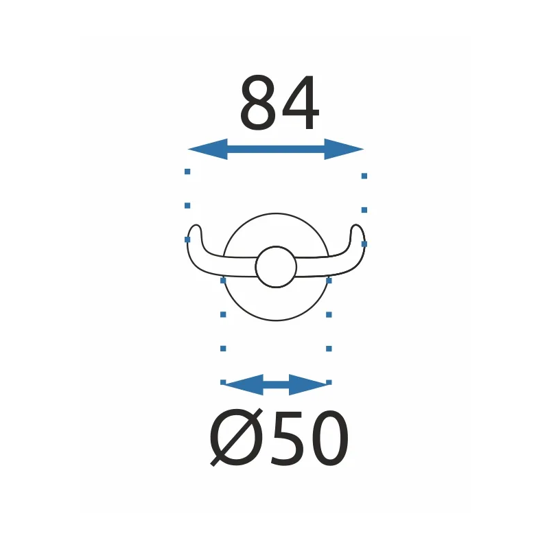 Elegancki Podwójny Wieszak na Ręczniki MIST 02 L.GOLD - Styl i Funkcjonalność