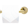 Luksusowy Wieszak na Papier Toaletowy MIST 04 w Kolorze Złota Lśniącego