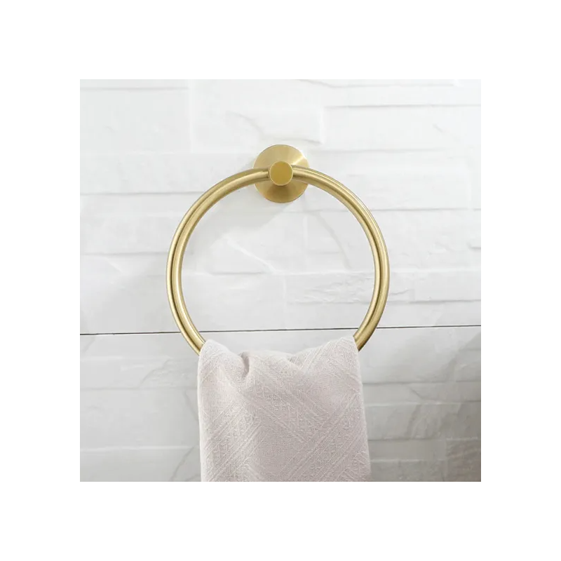 Złoty Wieszak MIST 05: Elegancka Funkcjonalność dla Twojej Łazienki