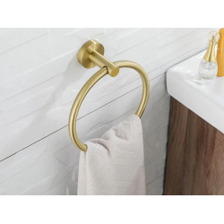 Złoty Wieszak MIST 05: Elegancka Funkcjonalność dla Twojej Łazienki