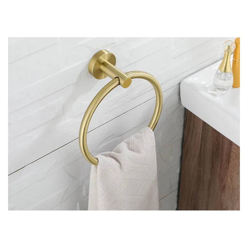 Złoty Wieszak MIST 05: Elegancka Funkcjonalność dla Twojej Łazienki