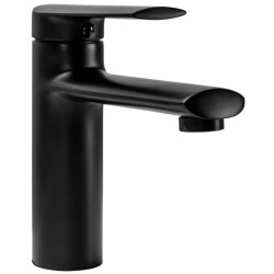 Elegancka Czarna Bateria Umywalkowa Buzz by Rea - Styl i Funkcjonalność