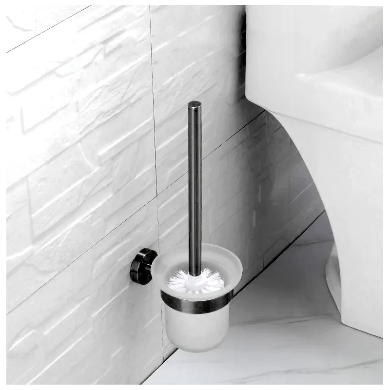 Elegancka Szczotka WC MIST 06 w Kolorze Czarnym - Styl i Funkcjonalność w Każdej Łazience