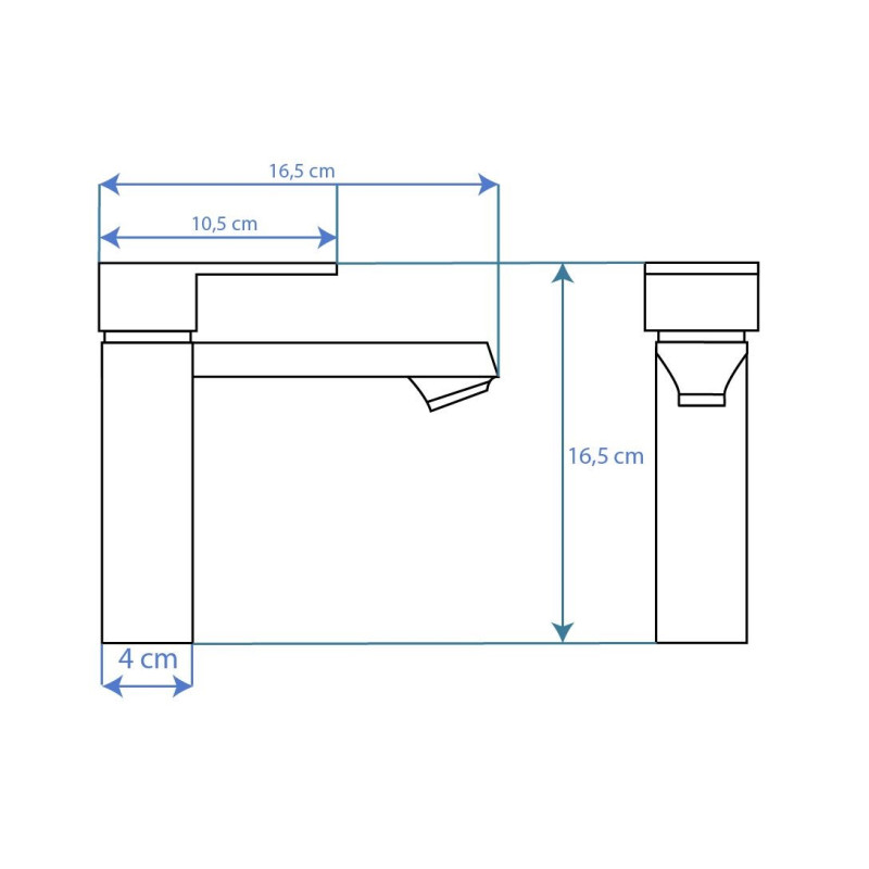 Luksusowa Złota Bateria Umywalkowa Mayson - Elegancja w Twojej Łazience