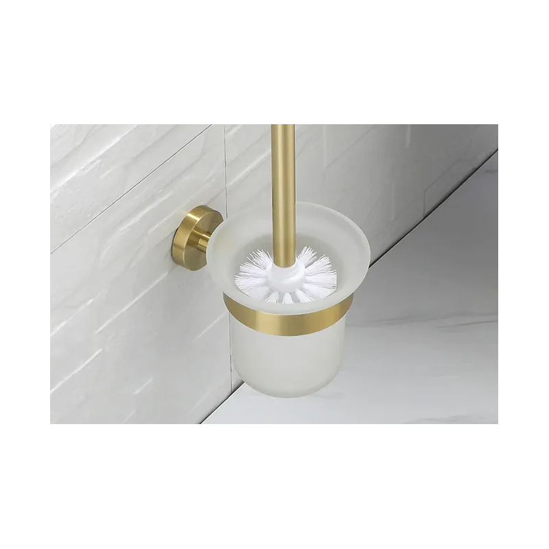 Luksusowa Szczotka WC MIST 06 - Jasne Złoto, Elegancja i Styl w Twojej Łazience