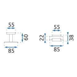 Elegancki Podwójny Wieszak Łazienkowy w Czerni - Funkcjonalność i Styl