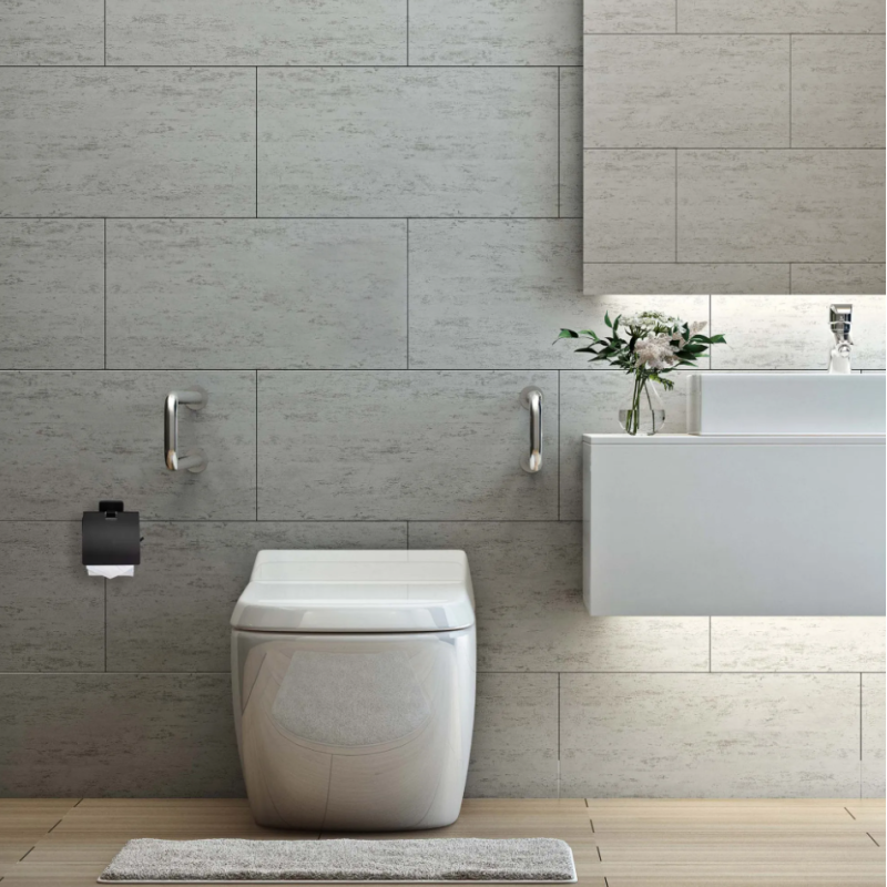 Elegancki Wieszak na Papier OSTE 05 BLACK – Styl i Funkcjonalność w Jednym!