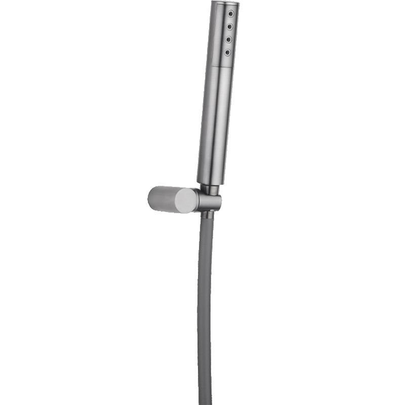 Elegancki Zestaw Natryskowy PRETTO Grafitowy z Systemem Antyskrętowym