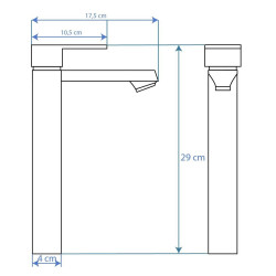Czarna Bateria Umywalkowa Mayson Rea - Elegancja i Styl do Twojej Łazienki
